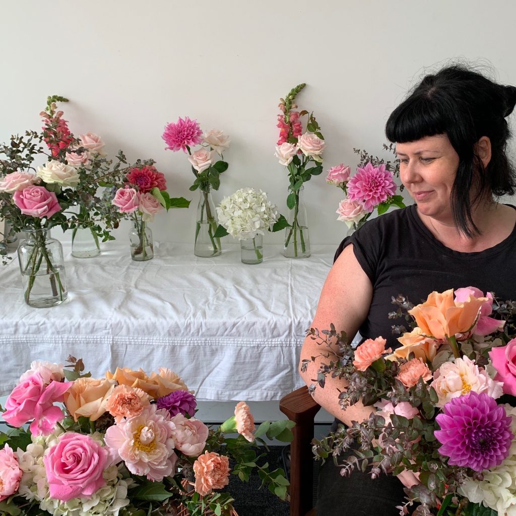 little event flowers florist sydney seated
