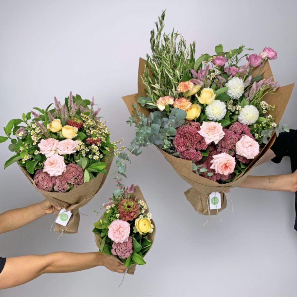 mixed autumn flower bouquet from Little Flowers Sydney